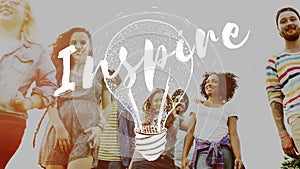 Inspire Inspiration Motivation Creative Creativity Concept