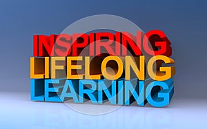 inspiring lifelong learning on blue