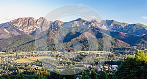Inspiring Mountains Landscape Panorama, beautiful summer day in