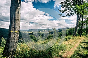 Inspiring Mountains Landscape, summer sunny day