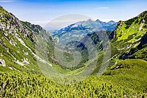 Inspiring Mountains Landscape View in Tatra Mountains