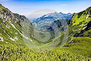 Inspiring Mountains Landscape View in Tatra Mountains photo