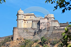 Inspiring View of Kumbhalgarh Fortress near Udaipur, India