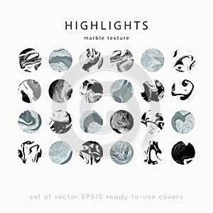 Instagram Highlight covers vector