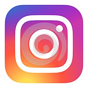 Instagram icon vector