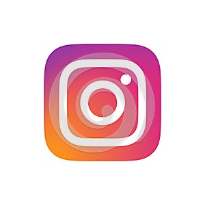 Instagram Logo Editorial Vector