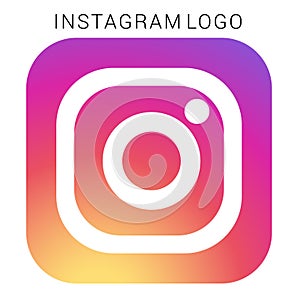 Instagram logo with vector Ai file. Squared Colored.