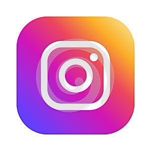 Rounded Instagram logo for web and print