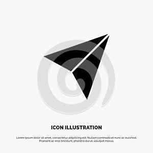 Instagram, Sets, Share solid Glyph Icon vector