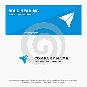 Instagram, Sets, Share SOlid Icon Website Banner and Business Logo Template