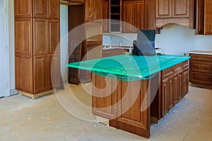 instal kitchen cabinets Interior design construction of a kitchen