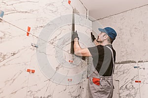Installing ceramic tiles