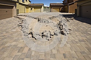 Installation of Brick Pavers Driveway