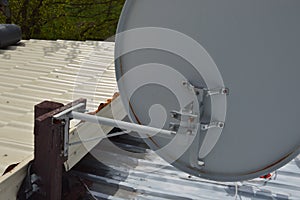 Installation and configuration of a satellite television dish