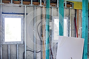 Installation of drywall constructions and their insulation