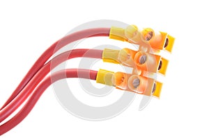 Installation electrical cables with terminal block