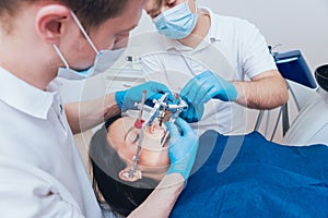 Installation of the face-bow. Functional diagnostics. Dental technology