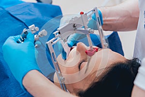 Installation of the face-bow. Functional diagnostics. Dental technology