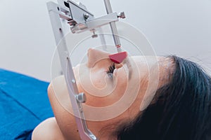 Installation of the face-bow. Functional diagnostics. Dental technology