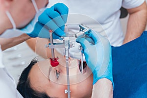 Installation of the face-bow. Functional diagnostics. Modern technology