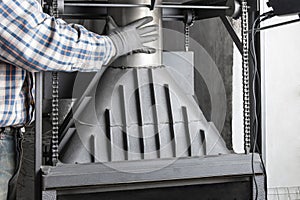 Installation of fireplace chimney