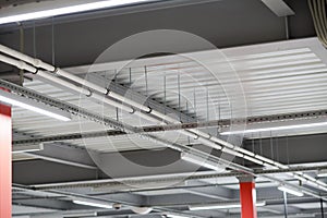 Installation of lighting fixtures suspended ceiling