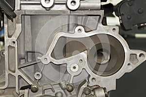 Installation location of the cooling system pump on the internal combustion engine