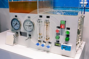 Installation of microfiltration for water purification. Microfiltration wastewater. Filtration and purification of water