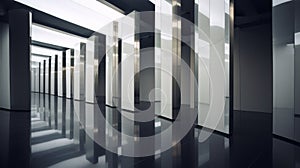 Reflections in a Modern Hall