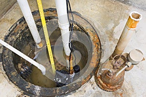 Installation of a new sump pump