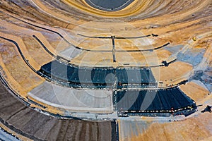 Installation process of geosynthetics in industry and mining