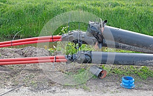 Installation of underground cable