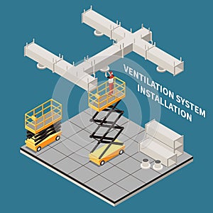 Installation Of Ventilation System