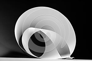 Installations in black and white