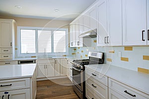 Installed in a new kitchen cabinet home improvement kitchen