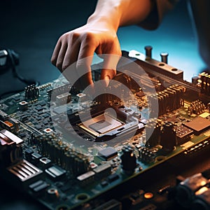 Installing central processor unit into motherboard