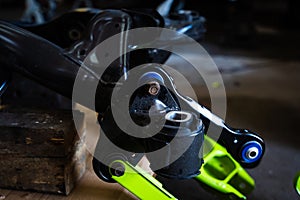 Installing drift suspension arms improves cornering stability and chassis feedback. Control arms with polyurethane bushings