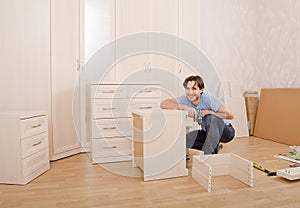 Installing furniture photo