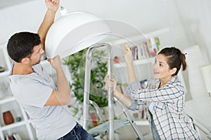 installing lamp at home