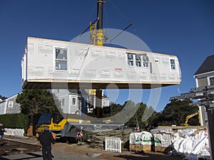 Installing a modular house