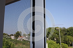 Installing mosquito nets for plastic windows