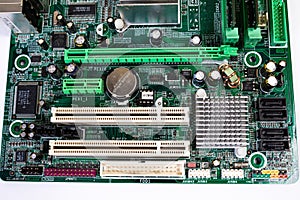 Installing a new RAM DDR memory for a personal computer processor socket in a service. Upgrade repair. PC upgrade or repair