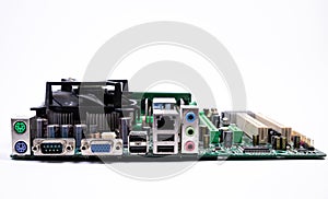Installing a new RAM DDR memory for a personal computer processor socket in a service. Upgrade repair. PC upgrade or repair