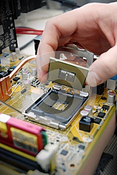 Installing processor