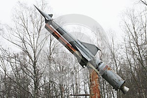 Installing the rocket.