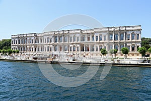 instanbul palace view from the bosphorus photo