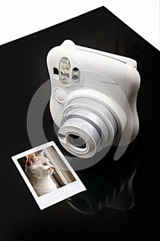 Instant camera photo