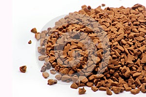Instant coffee granules photo