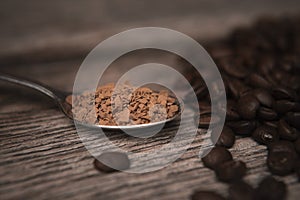 Instant Coffee ON A Spoon photo
