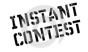 Instant Contest rubber stamp